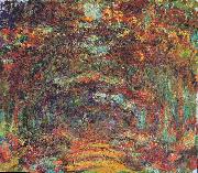 Claude Monet The rose-way in Giverny Spain oil painting artist